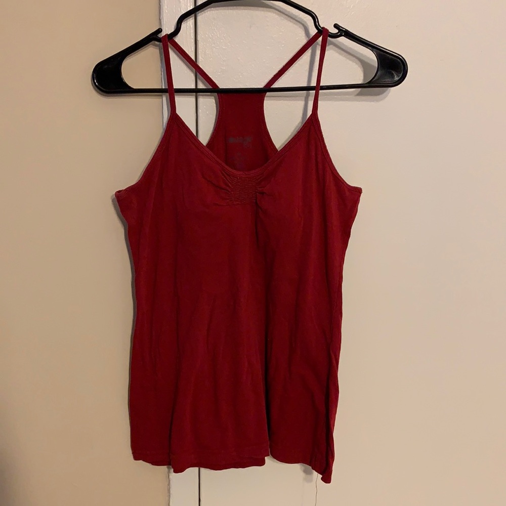 Red Tank-top Blouse (Medium)